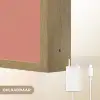 Minimalistisch - Illustratie - Aardbei - Tak Light Box met batterij (Wandlamp) middel -USP_websiteoplaadbaarNL