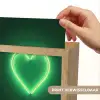 Neon - Groen - Licht Light Box met kabel (Wandlamp) klein -USP_websiteprintNL