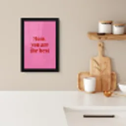 Moeder - Boodschap -Roze KitchenYeah - Keuken - Fotolijst klein -sfeer1