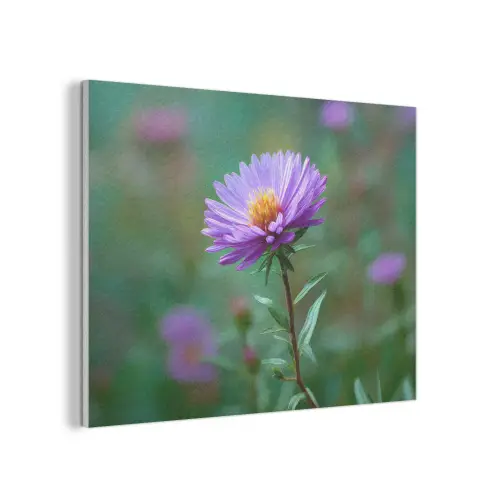 Aster - Paars - Bloem - Blaadjes PET vilt klein -3d