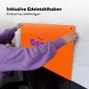 See the good - Paars - Oranje - Smiley Inductie beschemer met haakjes klein -ky-ophangen-de