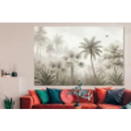 Jungle - Palmbomen - Natuur forex 5mm xxl -woonkamer