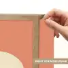 Panda - Slaap - Oranje Light Box met batterij (Wandlamp kind) middel -USP_websiteprintNL