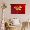 Bloem - Goud - Glazen Wandkleed katoen klein -wsfeer5_kind