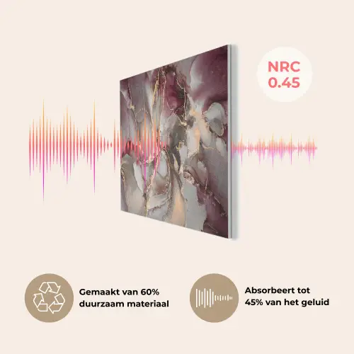 Goud - Marmer - Paars PET vilt klein -USP_NL