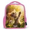 Koosje kitten Kinderrugzak - Roze middel -3d
