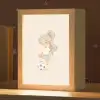 Meisje - Voetbal - Beige Light Box met kabel klein -zzz_3d_website