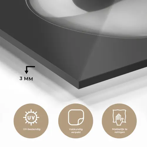 Appel - Metallic - Symmetrisch plexiglas 5mm klein -sfeer2