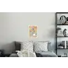 Abstract - Bloemen - Bladeren Muursticker klein -slaapkamer