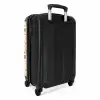 Terrazzo patroon geel NBS - Handbagage koffer - Kinderen Unisex middel -achterkant