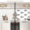 Kreeften - Zwart - Patroon keuken achterwand 2 middel -voor-na2_NL