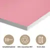 Dream - 3D - Rood - Roze PET vilt klein -closeup_DE