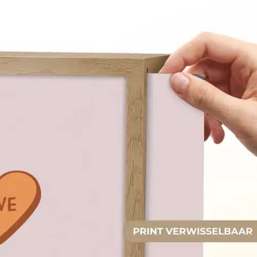 Hartjes - Pastel - Liefde - Moeder Light Box met batterij (Wandlamp) middel -USP_websiteprintNL
