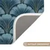 Patroon - Ginkgoblad - Blauw WCmat klein 1009 -USP_AntislipNL