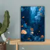 Koraalrif - Vissen - Oceaan - Blauw canvas 2cm klein -sfeer4