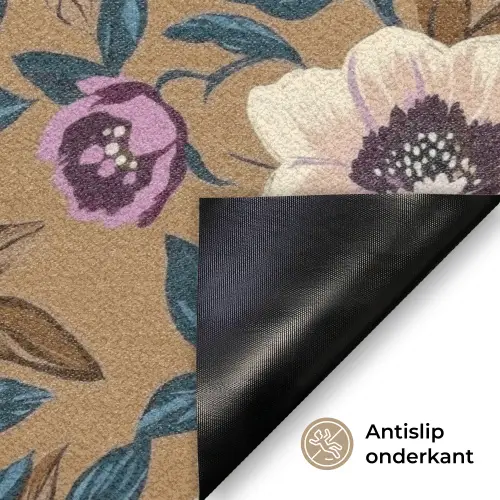 Floraal - Stilleven - Kleurrijk Deurmat klein 898 -antislip_NL