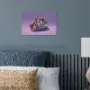 Edelstenen - Glitters - Paars - Kleurrijk poster papier klein -sfeer2