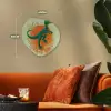 Dinosaurus - Groen - Planten - Cirkel Wandcirkel Organisch Forex 3mm klein -sfeer3