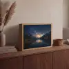 Kristalhelder meer - Bergen - Bergen Light Box met batterij (Wandlamp) middel -sfeer2