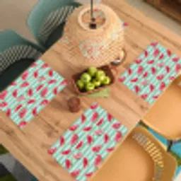 Watermeloen - Strepen - Groen Placemat vinyl groot 368 -zzsfeer5_Kitchenyeah-website