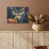 Graffiti - Hert - Dier - Kleurrijk PET vilt klein -sfeer4