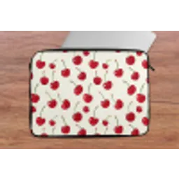 Kersen - Minimalistisch - Rood laptophoes neopreen klein 279 -tafel