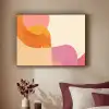 Vormen - Abstract - Kleurrijk Textielframe - compleet frame klein -sfeer1