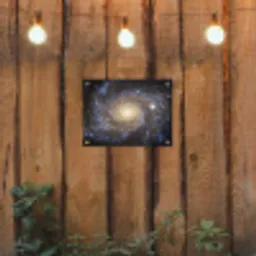 Kosmos - Sterrenstelsel - Donker tuinposter los doek klein -sfeer1