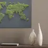Wereldkaart - Mos -Levendig effect PET vilt klein -sfeer6_closeup