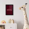 Bordeaux - Nice - minimalistisch fotolijst zwart zonder passe partout klein -usfeer4_kinderkamer