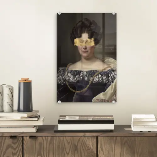 Johanna Henriette Engelen - Dubois Drahonet - Goud plexiglas 5mm klein -sfeer1