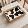 Vlekkenpatroon - Koe - Beige Dienblad Rechthoek middel -sfeer1