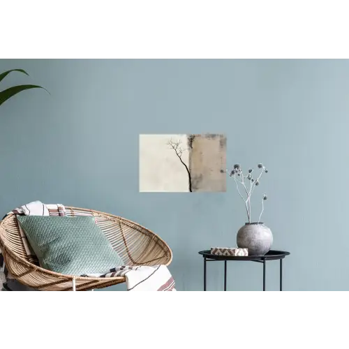 Wabi sabi - Plant - Beige Muursticker klein -plant