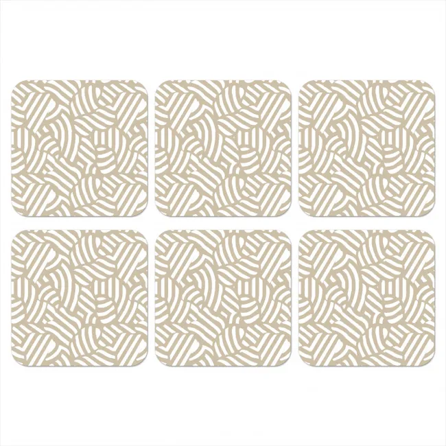 Onderzetter - Abstract - Modern - Beige