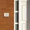 Beige marmer - Sierlijk Naambord Rechthoek middel -sfeer3-rechthoek-S