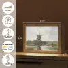 Molen - Willem Roelofs - Oude meesters - Kunst Light Box met kabel (Tafellamp) klein -USP_NL