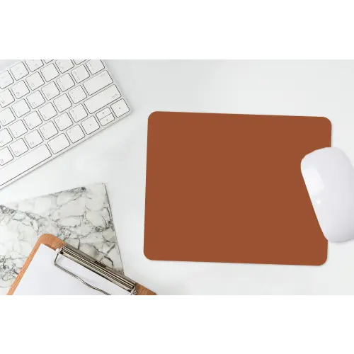 Terracotta - Bruin - Palet - Effen - Kleuren - Kleur muismat rubber klein 262 -witbureau