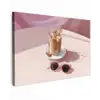 Ijskoffie - Zonnebril - Goud canvas 2cm klein -z3d