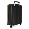 Dierenportret - Leeuw - Bruin Koffer - NBS - Handbagage middel -achterkant