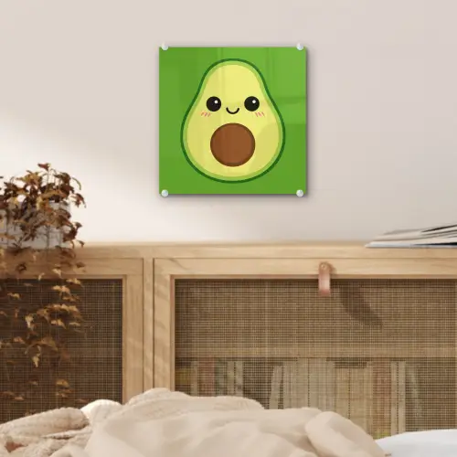 Avocado - Groen - Speels plexiglas 5mm klein -sfeer4