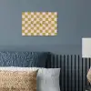 Patroon - Geblokt - Olijfgroen - Amore poster papier klein -sfeer2