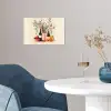 Wijnflessen - Takken - Sinaasappels poster papier klein -sfeer3