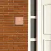 Zalmroze - Klassiek Naambord Vierkant klein -sfeer3-XS