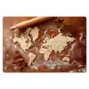 Wereldkaart - Koekjesdeeg - Warme baksfeer Placemat vinyl groot -zzsfeer1_Kitchenyeah-website