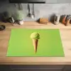 Hoorntje - Schepijs - Groen Inductie beschermer vinyl 3mm klein -sfeer5