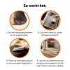 Citroenen - Glas - Tafelkleed - Geblokt Inductie beschermer vinyl 3mm klein -zzzzzzz-td-werking
