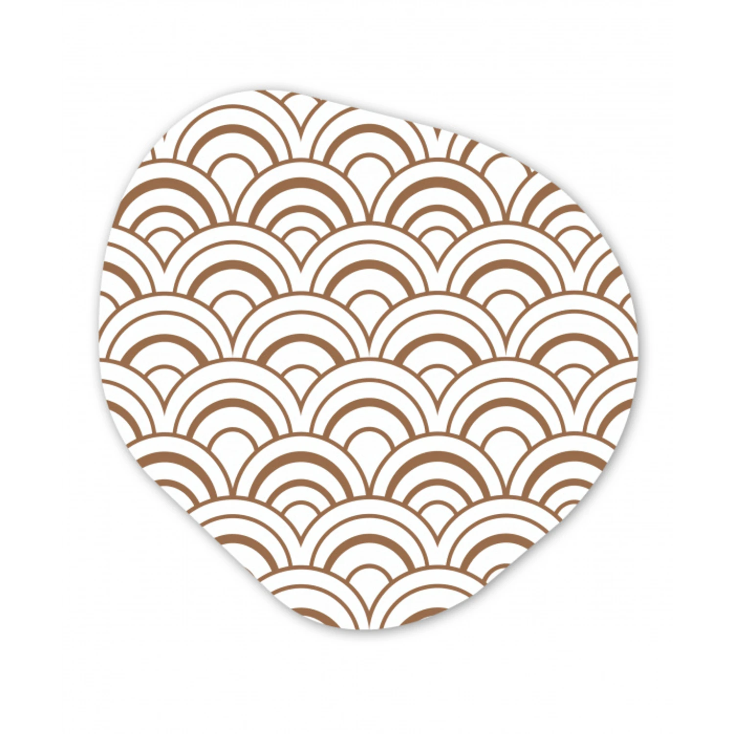 Klassiek - Motief - Terracotta Wandcirkel Organisch Forex 3mm klein 629 -3d