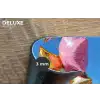 Ballonnen - Goud - Stervorm - Roze Placemat vinyl groot -closeup