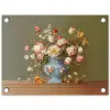 Neutral - Bloemen - Boeket - Vaas tuinposter los doek klein -3d