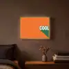 Cool - Oranje - Groen Light Box met batterij (Wandlamp) middel -sfeer4